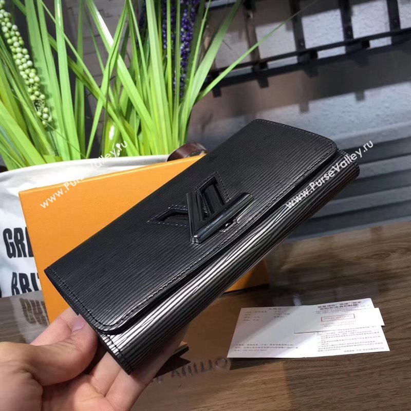 LV Louis Vuitton Twist Epi Leather Wallet Clutch Handbag M62052 Bag Gray 6633