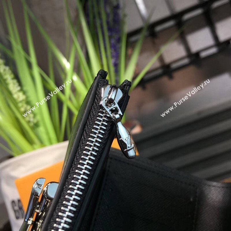 LV Louis Vuitton Twist Epi Leather Short Wallet Clutch Handbag M62055 Bag Gray 6634