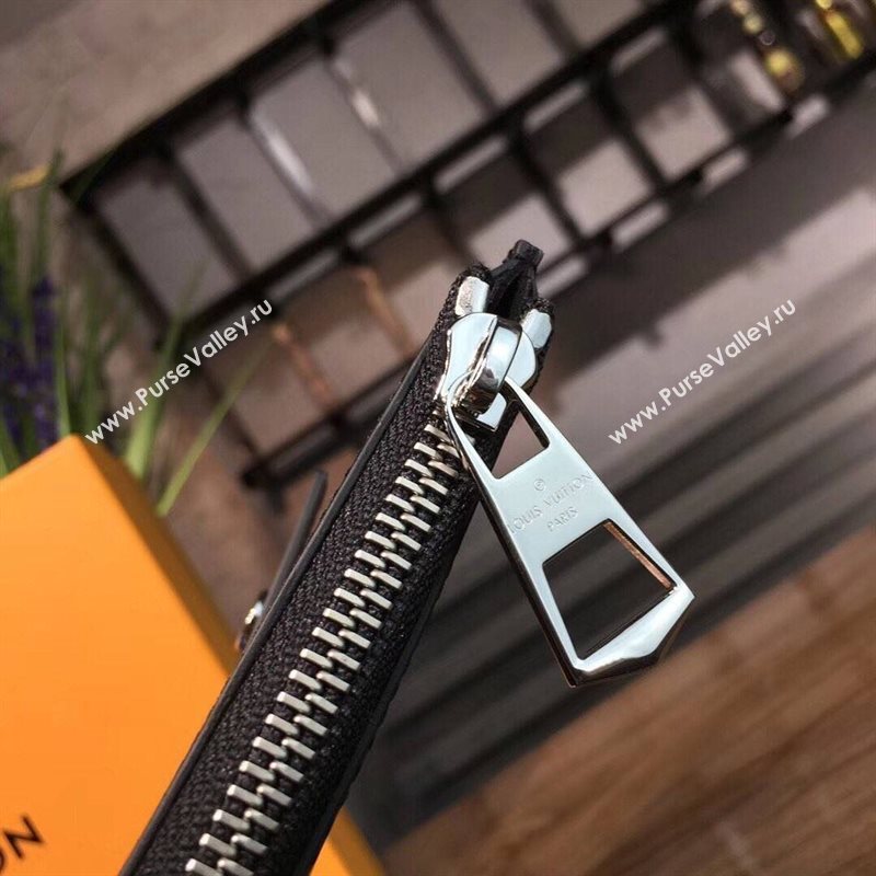 LV Louis Vuitton M62092 Twist Pochette Essential V Clutch Handbag Epi Leather Bag Gray 6635