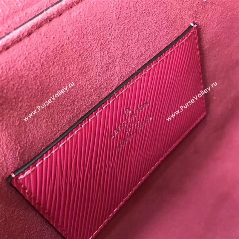 M41869 LV Louis Vuitton Twist MM Chain Bag Epi Leather Handbag Rose 6740