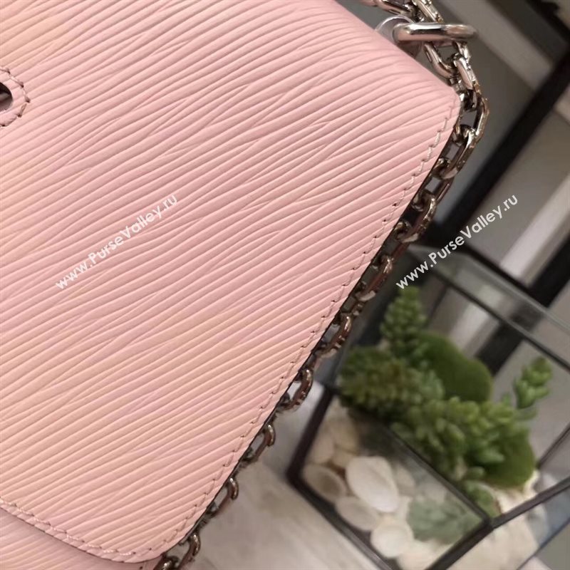 M50380 LV Louis Vuitton Twist MM Chain Bag Epi Leather Handbag Pink 6741