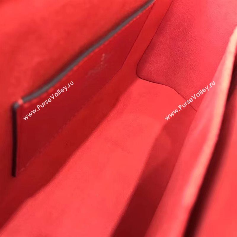 M50523 LV Louis Vuitton Twist MM Chain Bag Epi Leather Handbag Red 6742