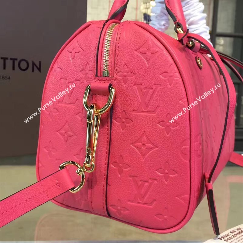M40792 LV Louis Vuitton Speedy 30 25 Bag Monogram Real Leather Handbag Rose 6744