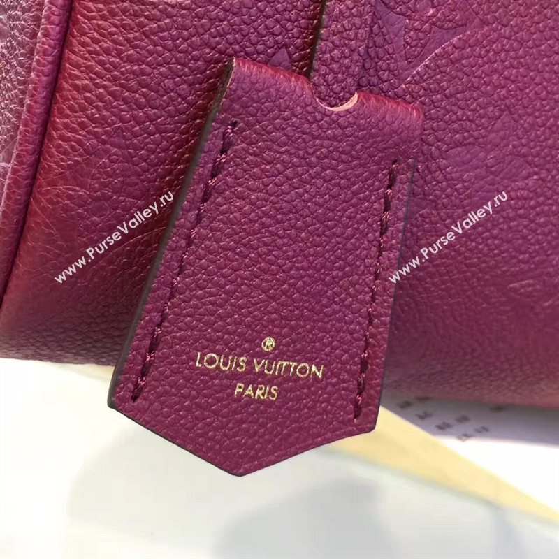 M40792 LV Louis Vuitton Speedy 30 25 Bag Monogram Real Leather Handbag Maroon 6746
