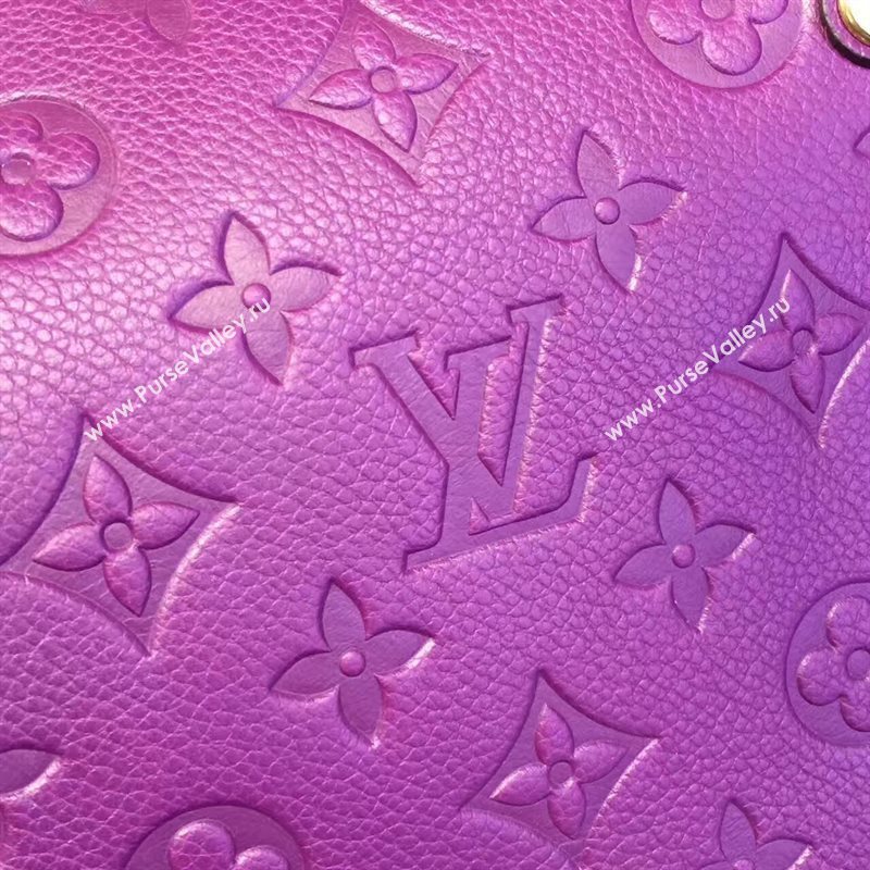 M40792 LV Louis Vuitton Speedy 30 25 Bag Monogram Real Leather Handbag Purple 6748