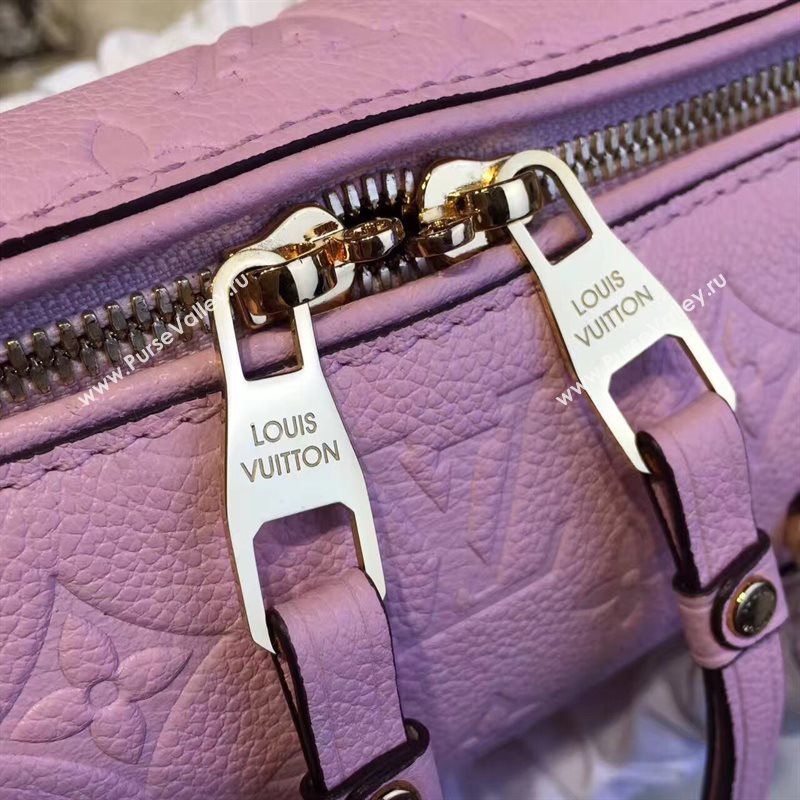 M40792 LV Louis Vuitton Speedy 30 25 Bag Monogram Real Leather Handbag Pink 6749