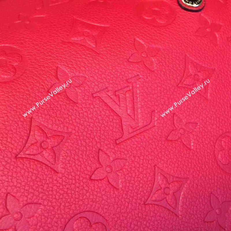 M40792 LV Louis Vuitton Speedy 30 25 Bag Monogram Real Leather Handbag Red 6750