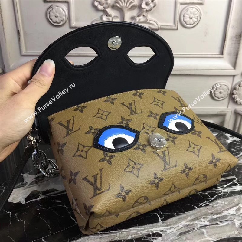 M43495 LV Louis Vuitton Pochette Kabuki Chain Handbag Monogram Epi Leather Bag Rose 6754