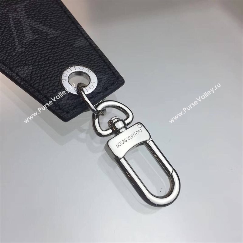 Men LV Louis Vuitton Monogram Enchappe Key Holder Gray MP1795 6757