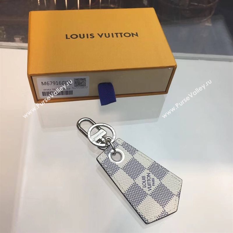 Men LV Louis Vuitton Damier Enchappes Key Holder White M67916 6758