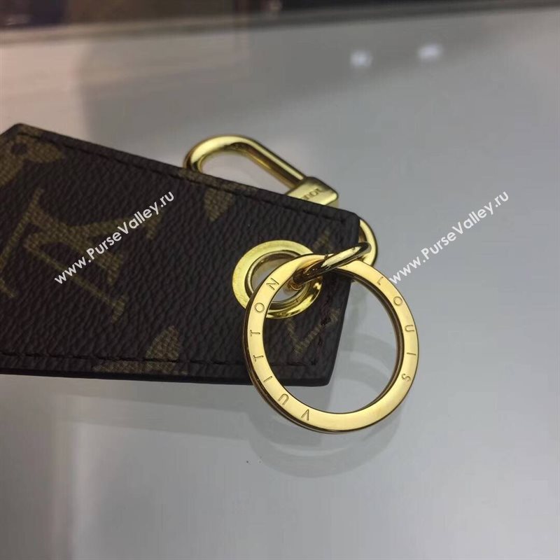 Men LV Louis Vuitton Monogram Enchappes Key Holder Brown M67916 6760