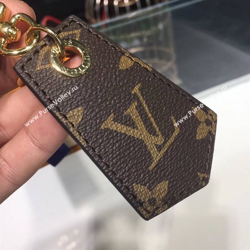 Men LV Louis Vuitton Monogram Enchappes Key Holder Brown M67916 6760