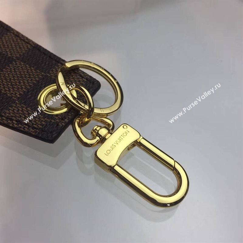 Men LV Louis Vuitton Damier Enchappes Key Holder Brown M67917 6761