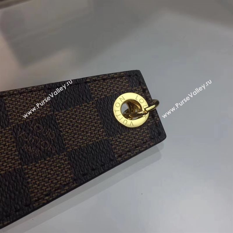 Men LV Louis Vuitton Damier Enchappes Key Holder Brown M67917 6761