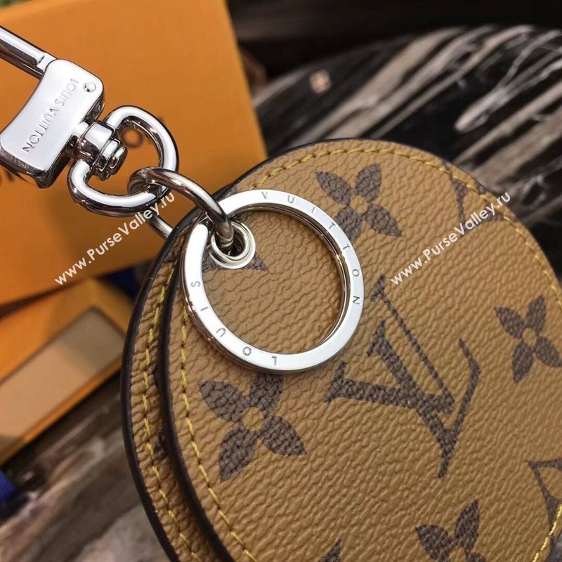 LV Louis Vuitton Monogram Kabuki Mask Bag Charm and Key Holder Pink MP1950 6764