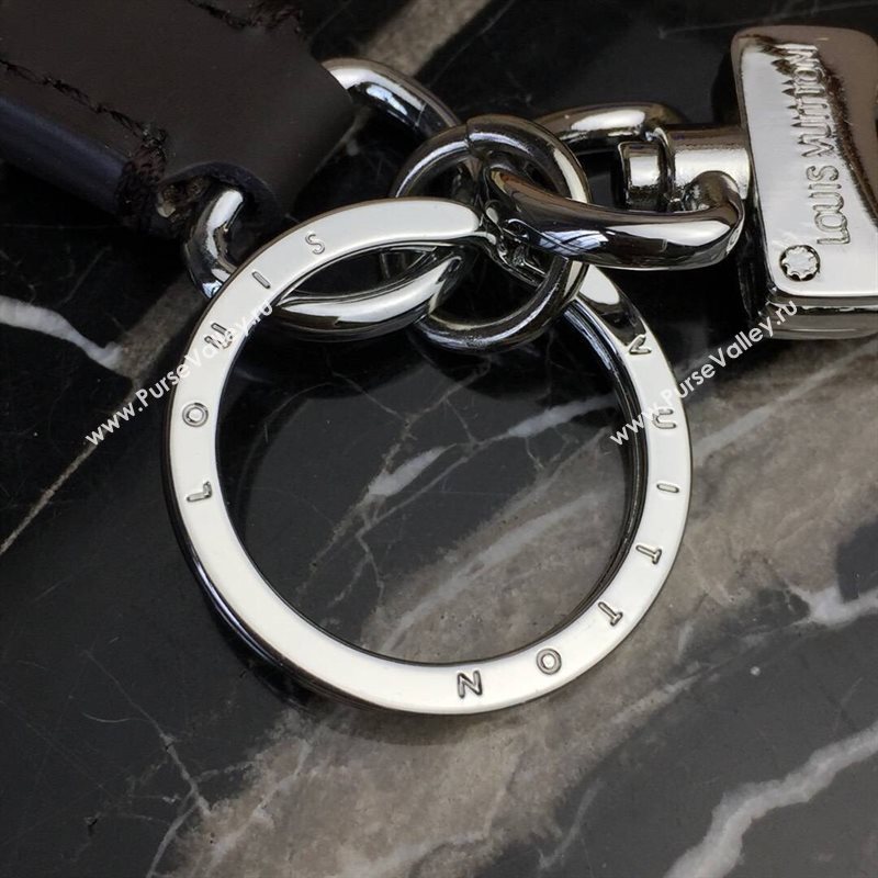 LV Louis Vuitton Monogram Dragonne Bag Charm and Key Holder Brown M61950 6765