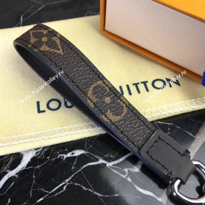 LV Louis Vuitton Monogram Dragonne Bag Charm and Key Holder Brown M61950 6765