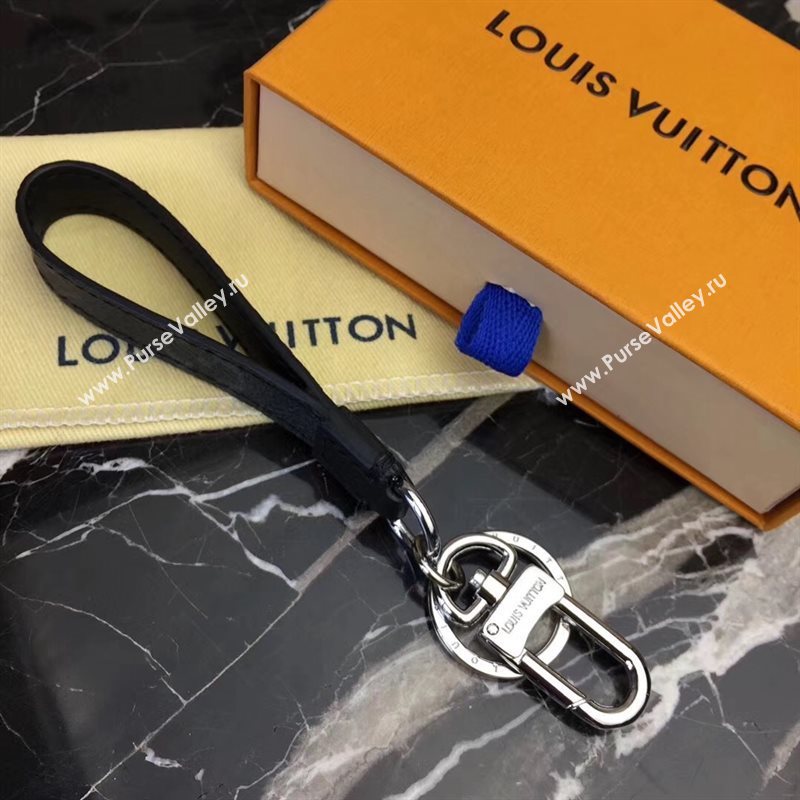 LV Louis Vuitton Monogram Dragonne Bag Charm and Key Holder Gray M61950 6766
