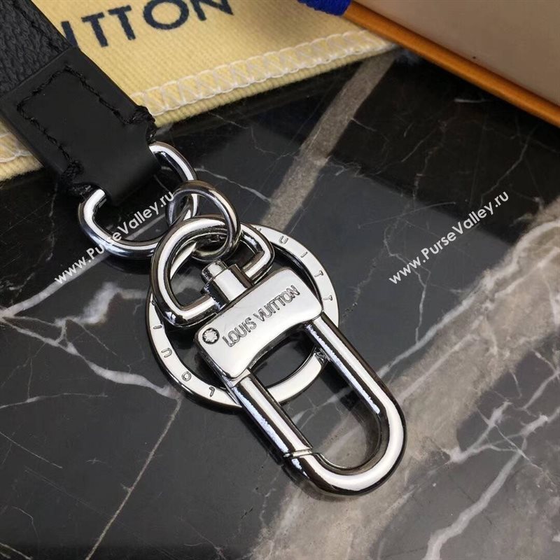 LV Louis Vuitton Monogram Dragonne Bag Charm and Key Holder Gray M61950 6766