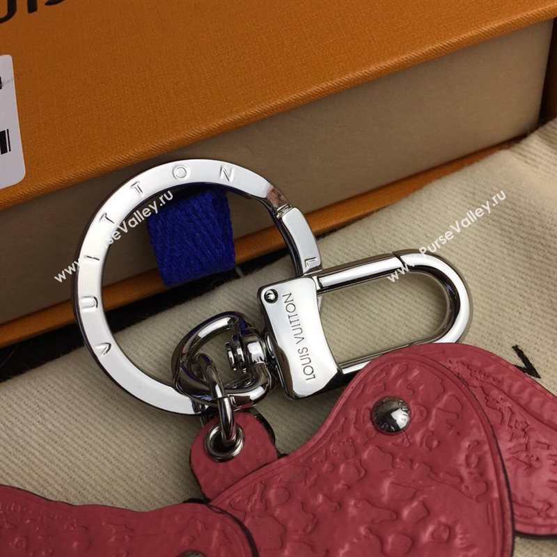 LV Louis Vuitton Animal Bag Charm and Key Holder Pink MP2300 6769