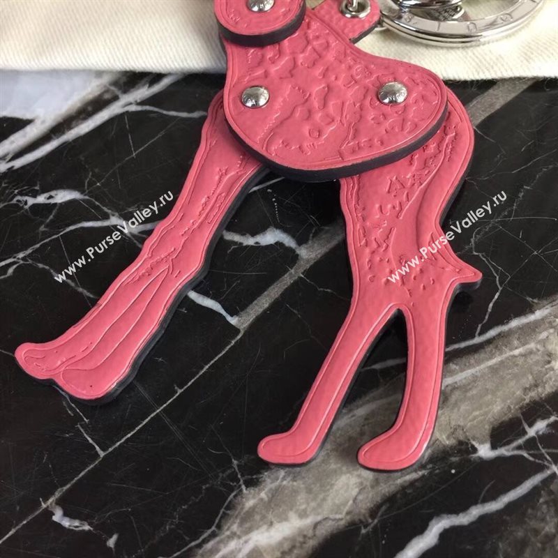 LV Louis Vuitton Animal Bag Charm and Key Holder Pink MP2300 6769