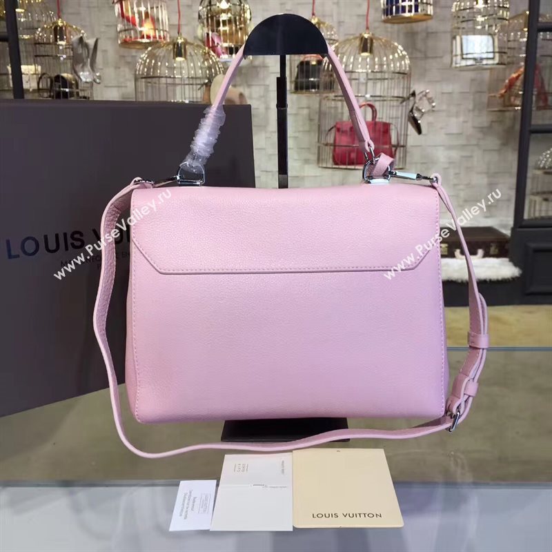 M50250 LV Louis Vuitton Lockme II Bag Veau Twist Real Leather Handbag Pink 6771
