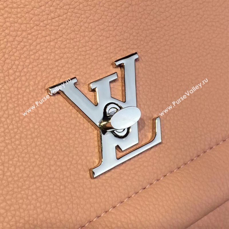M50250 LV Louis Vuitton Lockme II Bag Veau Twist Real Leather Handbag Pink 6771