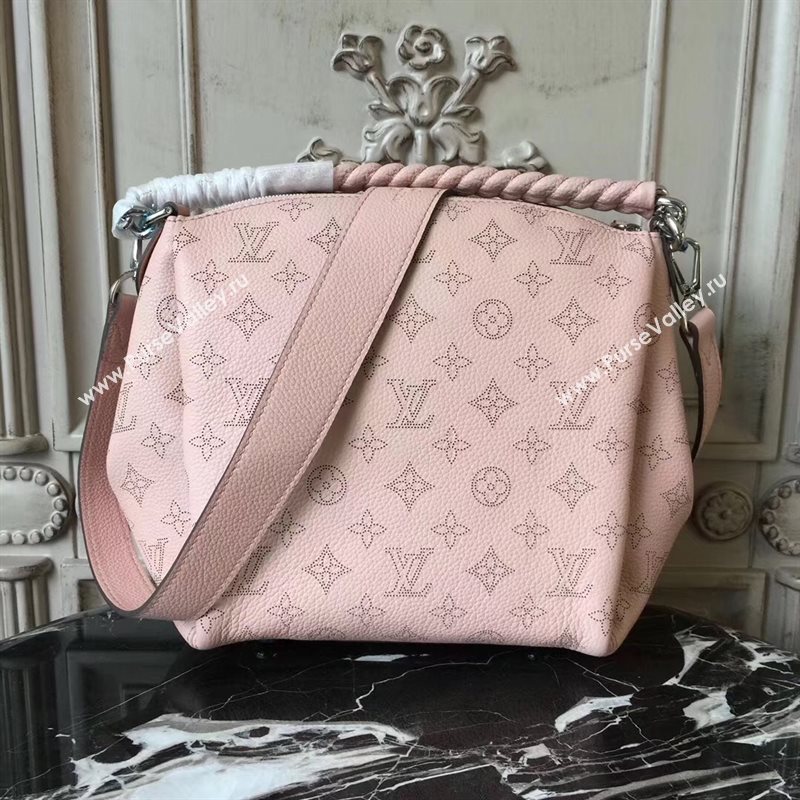 M51219 LV Louis Vuitton Babylone Chain BB Handbag Monogram Real Leather Hobo Bag Pink 6772