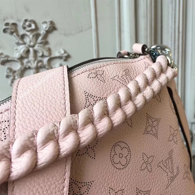 M51219 LV Louis Vuitton Babylone Chain BB Handbag Monogram Real Leather Hobo Bag Pink 6772