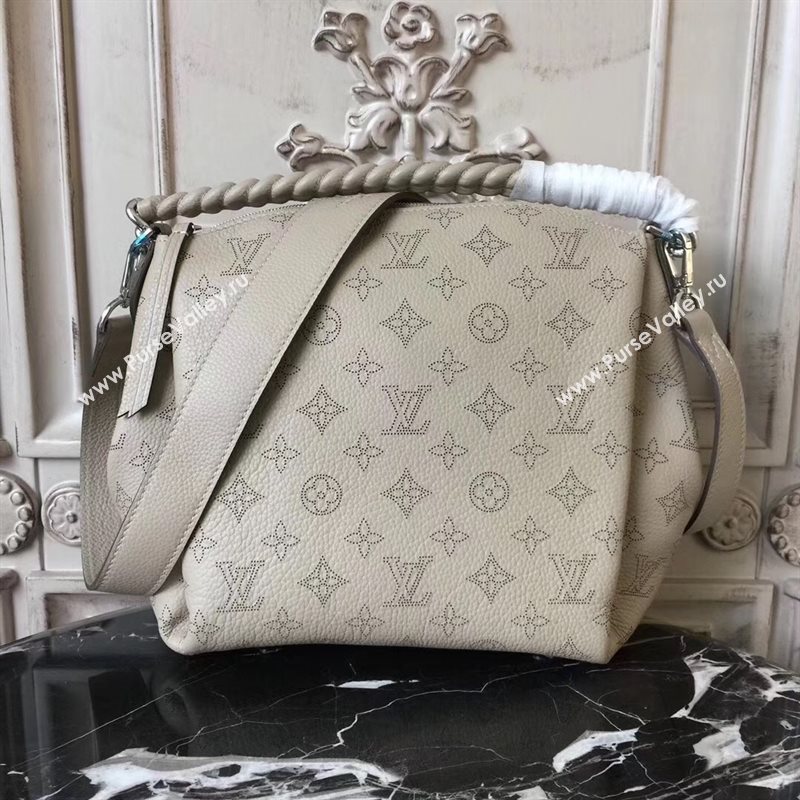 M51224 LV Louis Vuitton Babylone Chain BB Handbag Monogram Real Leather Hobo Bag Khaki 6773