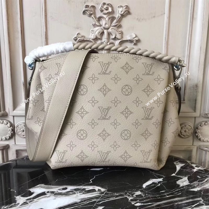 M51224 LV Louis Vuitton Babylone Chain BB Handbag Monogram Real Leather Hobo Bag Khaki 6773