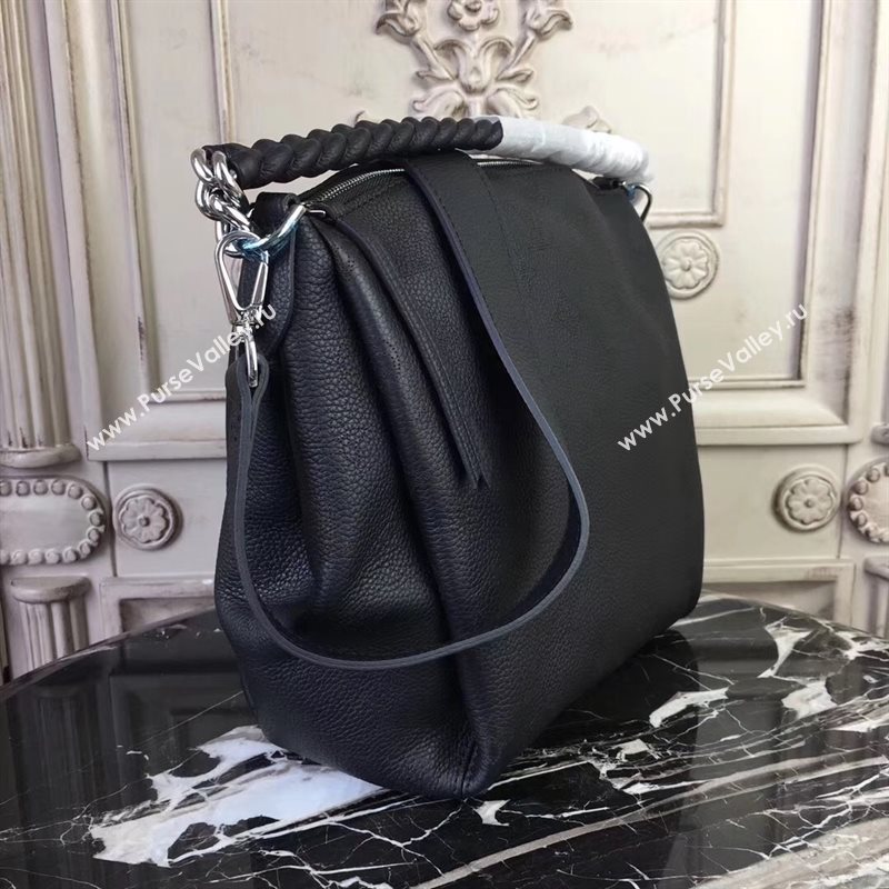 M51223 LV Louis Vuitton Babylone Chain BB Handbag Monogram Real Leather Hobo Bag Black 6775