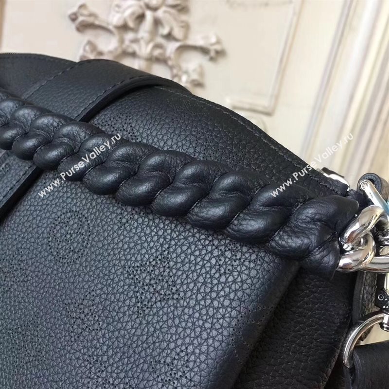 M51223 LV Louis Vuitton Babylone Chain BB Handbag Monogram Real Leather Hobo Bag Black 6775