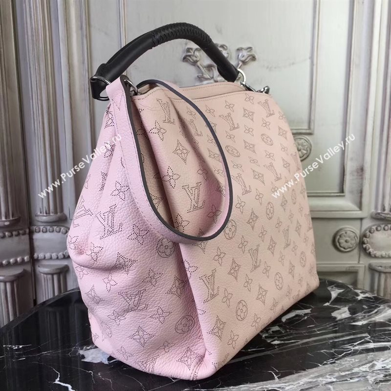 LV Louis Vuitton Babylone Handbag Monogram Real Leather Hobo Bag Pink M50031 6777