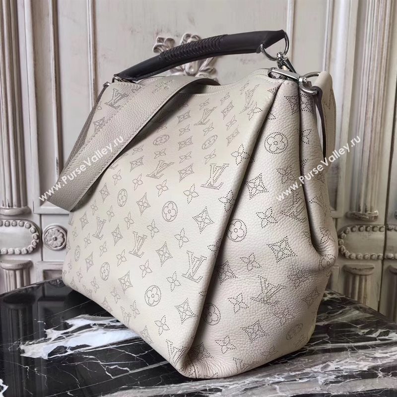 LV Louis Vuitton Babylone Handbag Monogram Real Leather Hobo Bag Khaki M50032 6778