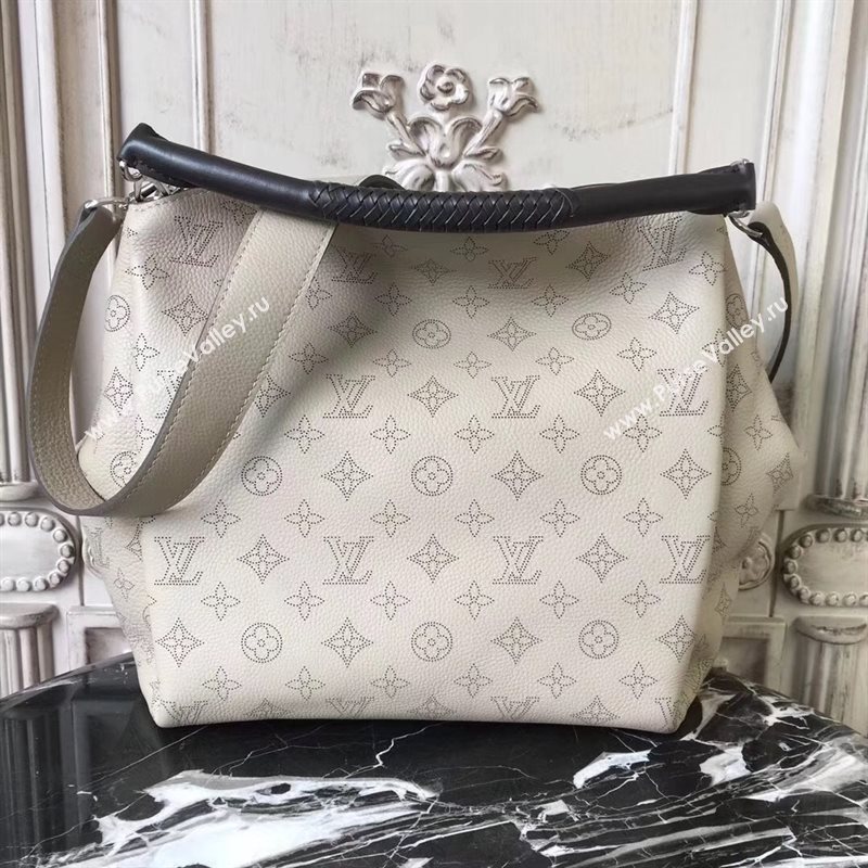 LV Louis Vuitton Babylone Handbag Monogram Real Leather Hobo Bag Khaki M50032 6778