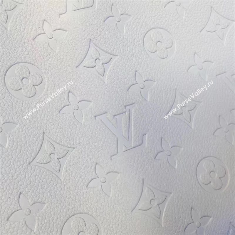 LV Louis Vuitton Montaigne Handbag Monogram Real Leather Tote Bag White M44061 6790