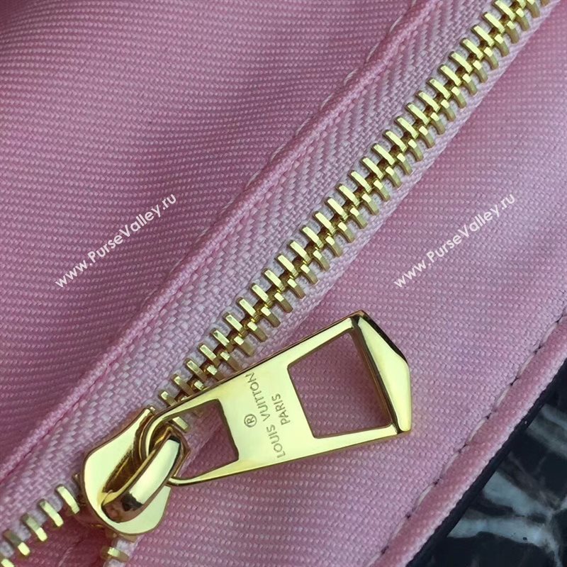 N64417 LV Louis Vuitton Damier Bond Street Bag Real Leather Handbag Pink 6700