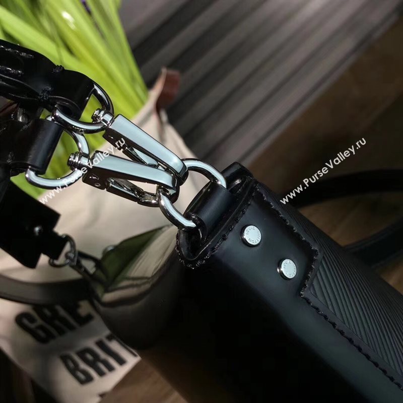 M56038 LV Louis Vuitton Bento Box Shoulder Bag Epi Leather Handbag Black 6709