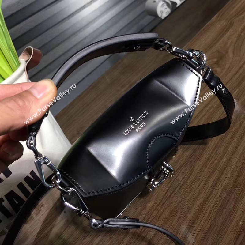 M56038 LV Louis Vuitton Bento Box Shoulder Bag Epi Leather Handbag Black 6709