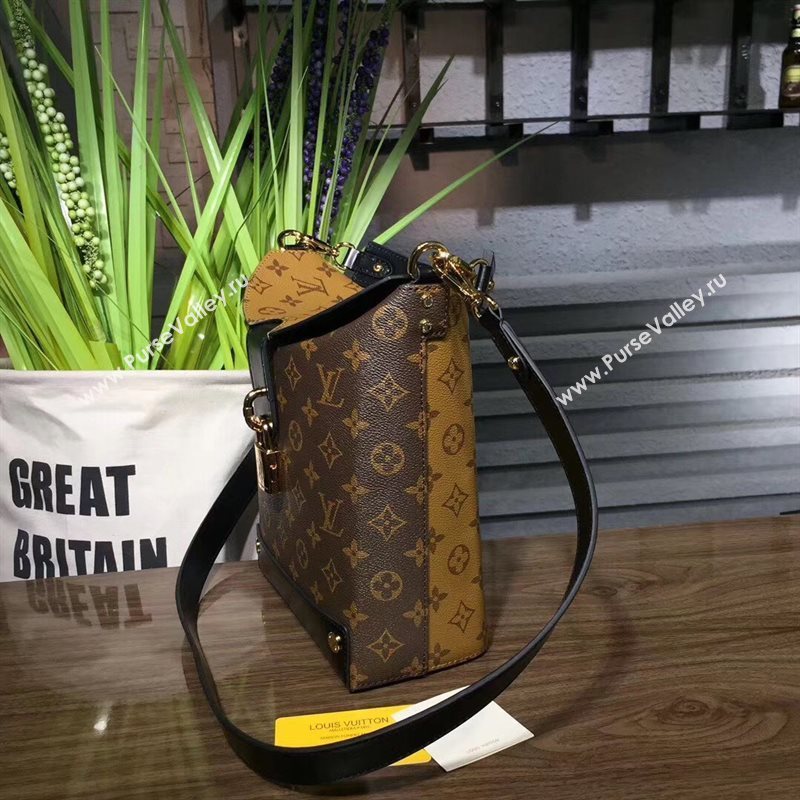 M43516 LV Louis Vuitton Bento Box Shoulder Bag Monogram Large Handbag Brown 6711