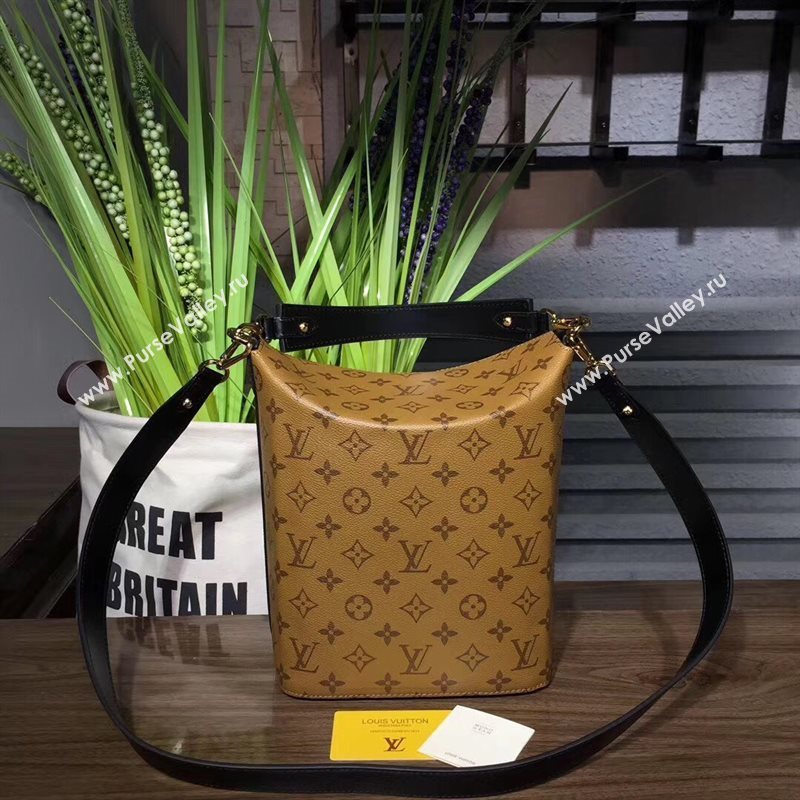 M43516 LV Louis Vuitton Bento Box Shoulder Bag Monogram Large Handbag Brown 6711