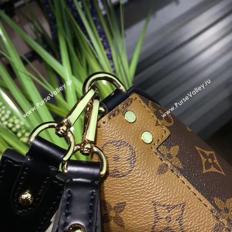 M43516 LV Louis Vuitton Bento Box Shoulder Bag Monogram Large Handbag Brown 6711