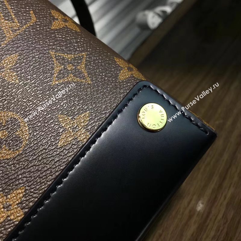 M43516 LV Louis Vuitton Bento Box Shoulder Bag Monogram Large Handbag Brown 6711