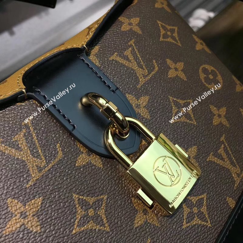 M43517 LV Louis Vuitton Bento Box Shoulder Bag Monogram Reverse Handbag Brown 6712