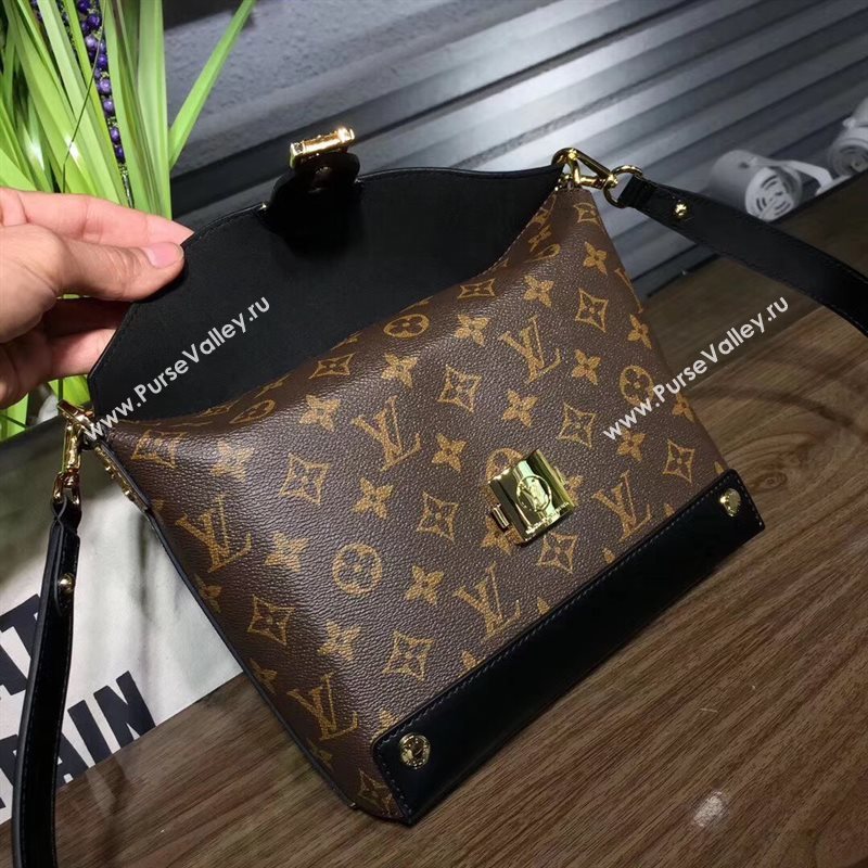 M43517 LV Louis Vuitton Bento Box Shoulder Bag Monogram Reverse Handbag Brown 6712