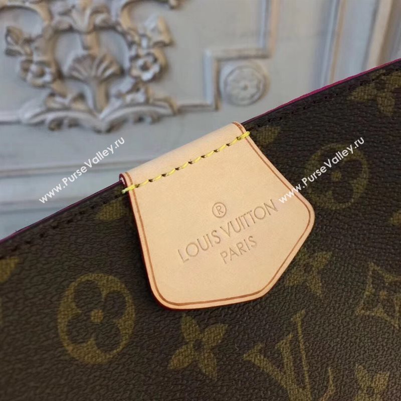 N43703 LV Louis Vuitton Monogram Shopping Cabas Bag Tote Handbag Large Rose 6714