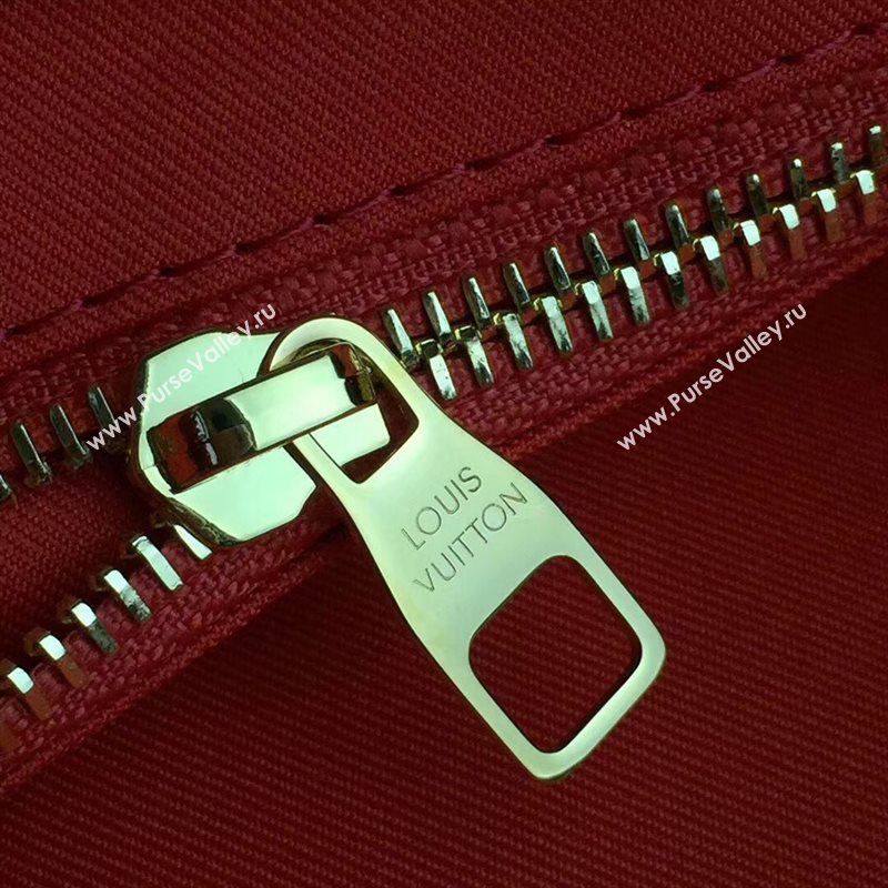 N44045 LV Louis Vuitton Shopping Cabas Bag Damier Tote Handbag Large Red 6718