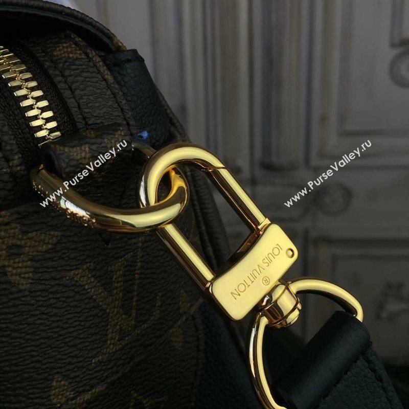 M44207 LV Louis Vuitton Manhattan Bag Monogram Tote Handbag Black 6720