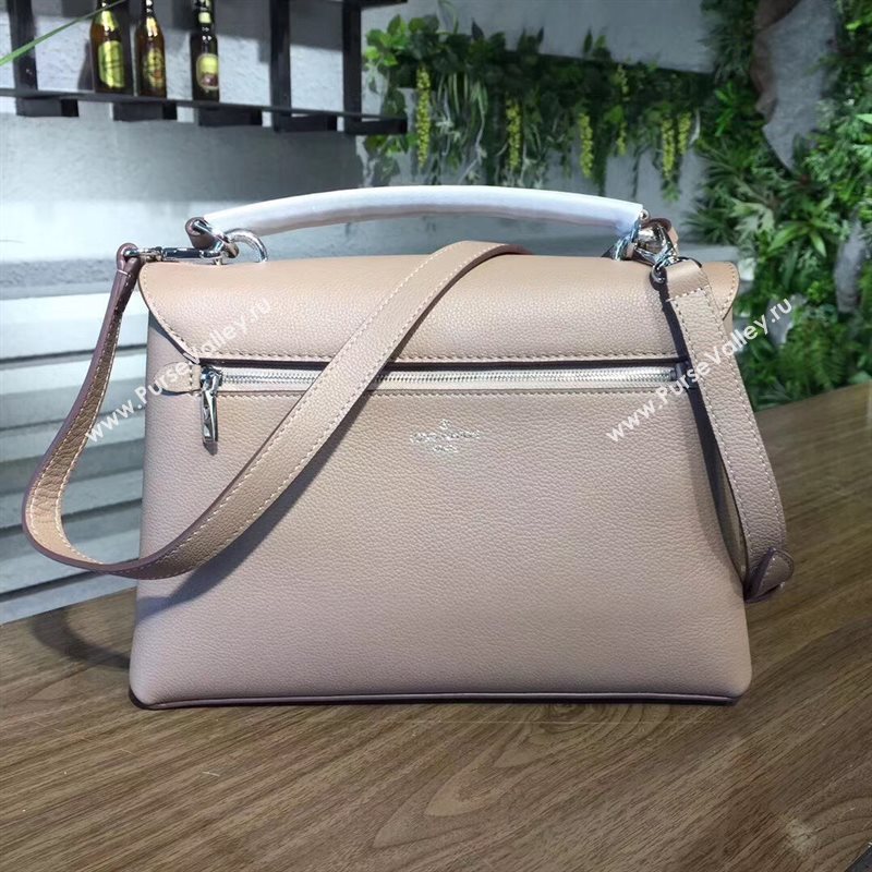 M54877 LV Louis Vuitton My Lockme Bag Twist Real leather Handbag Apricot 6724